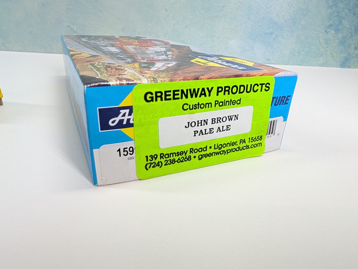 Athearn HO Scale 40' Steel Beer Reefer John Brown Pale Ale NYC #2002 Greenway Products Custom KIT
