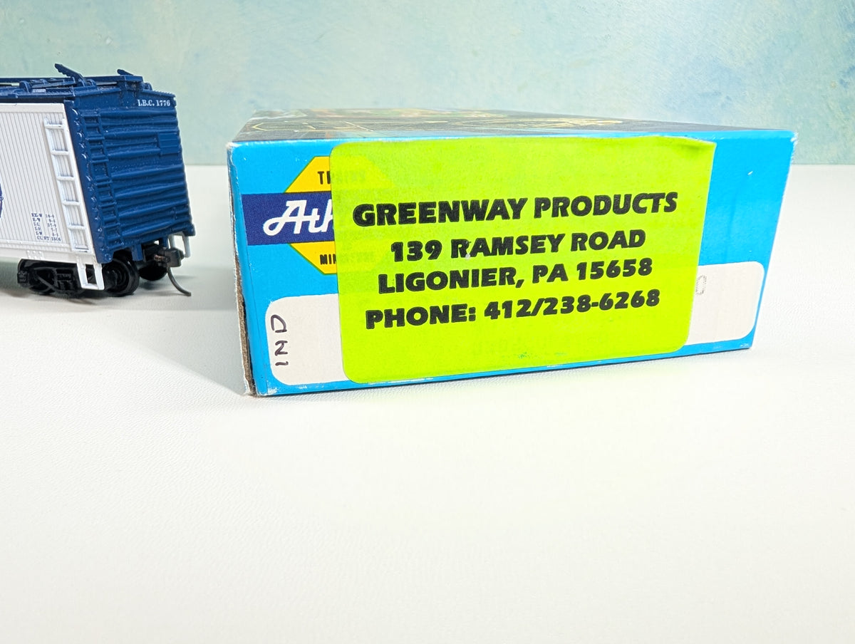 Athearn HO Scale 40' Steel Beer Reefer Independence Brewing Co, Philadelphia IBC #1776 Greenway Products Custom