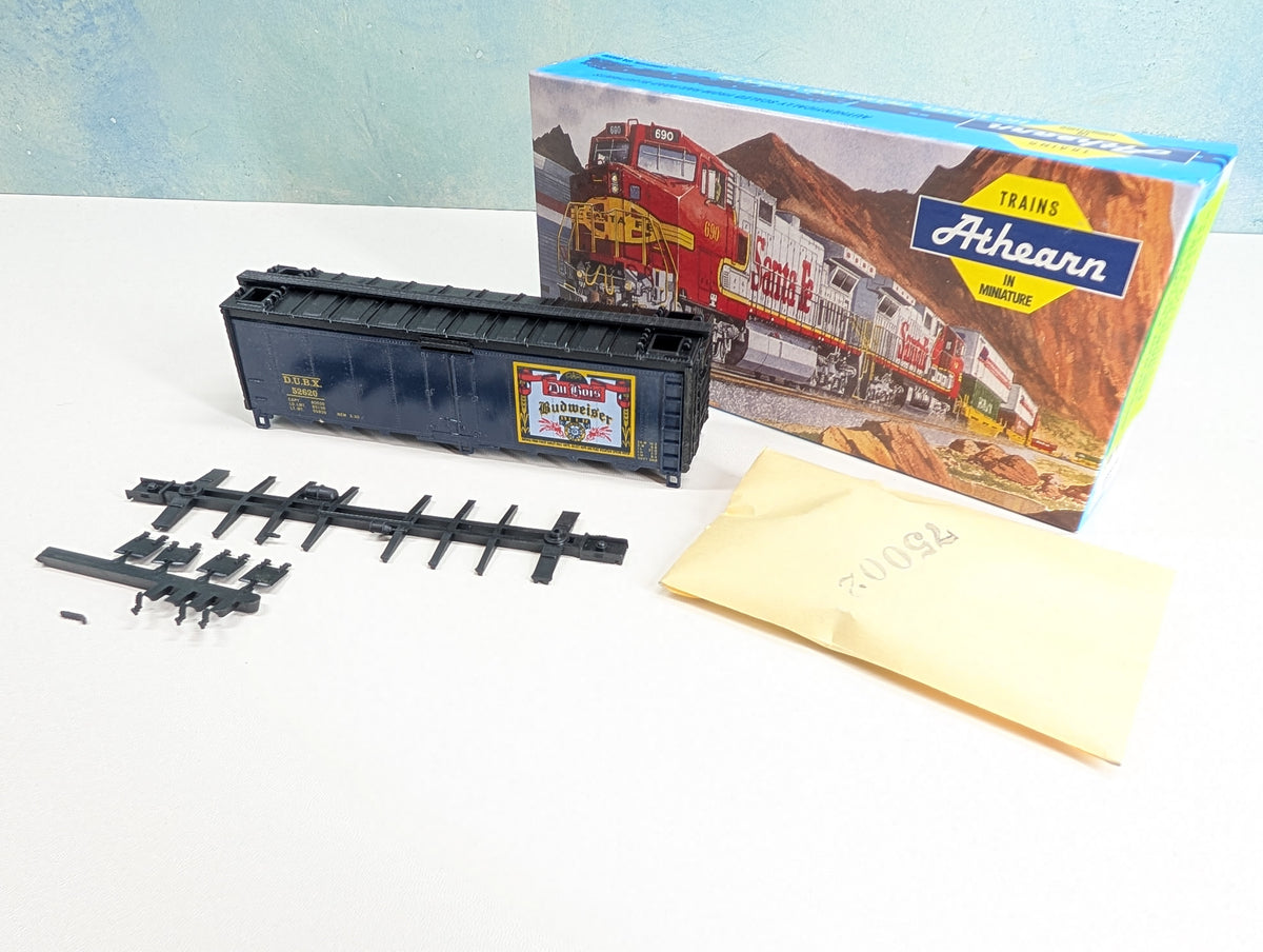 Athearn HO Scale 40' Steel Beer Reefer DuBois Budweiser Beer DUBX #52620 Greenway Products Custom KIT