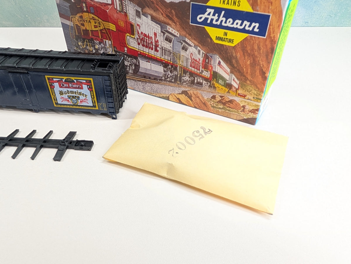 Athearn HO Scale 40' Steel Beer Reefer DuBois Budweiser Beer DUBX #52620 Greenway Products Custom KIT