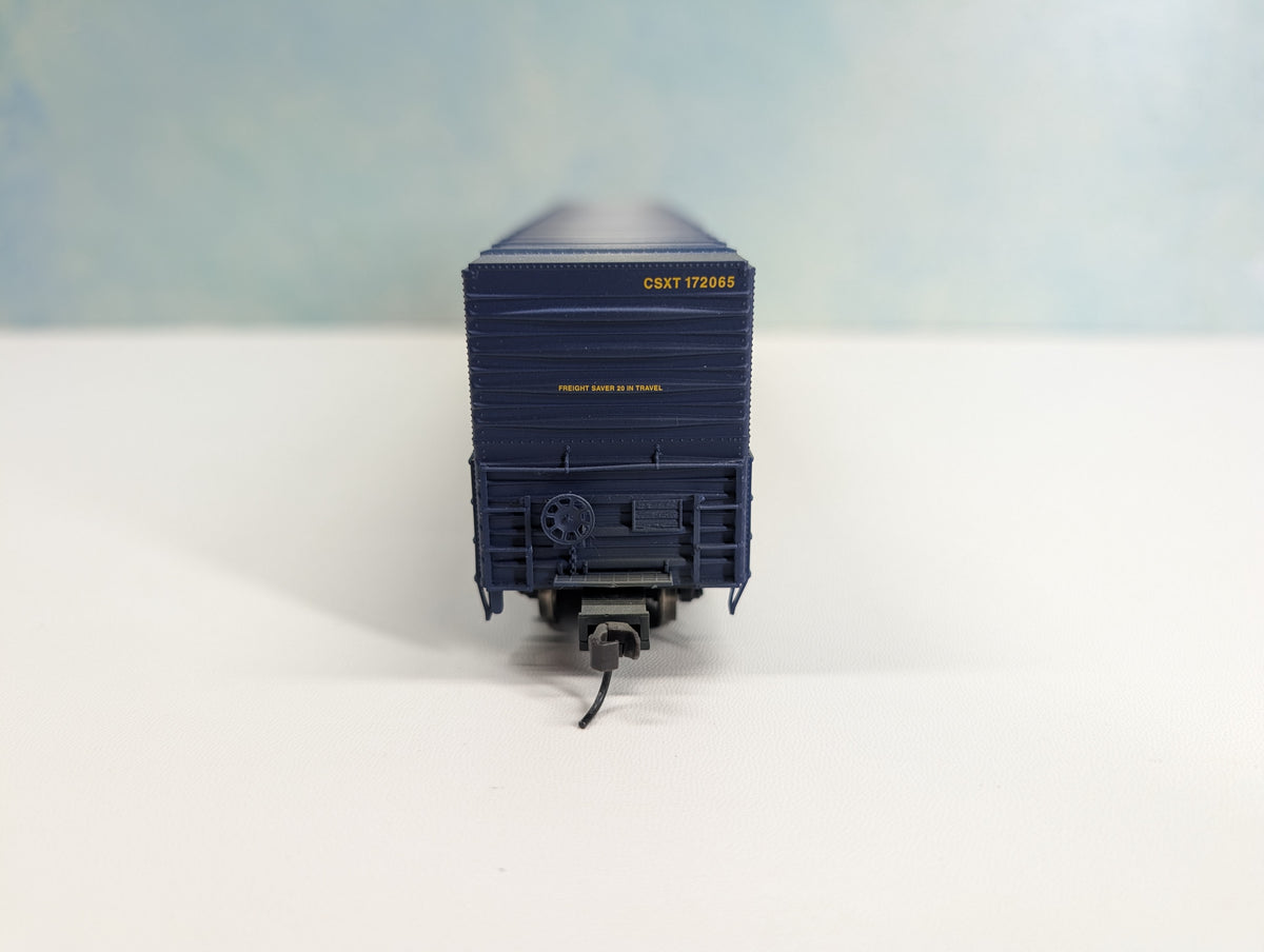 USED Atlas HO Scale 60' Box Car CSX CSXT #172065 Metal Wheels, Weathered