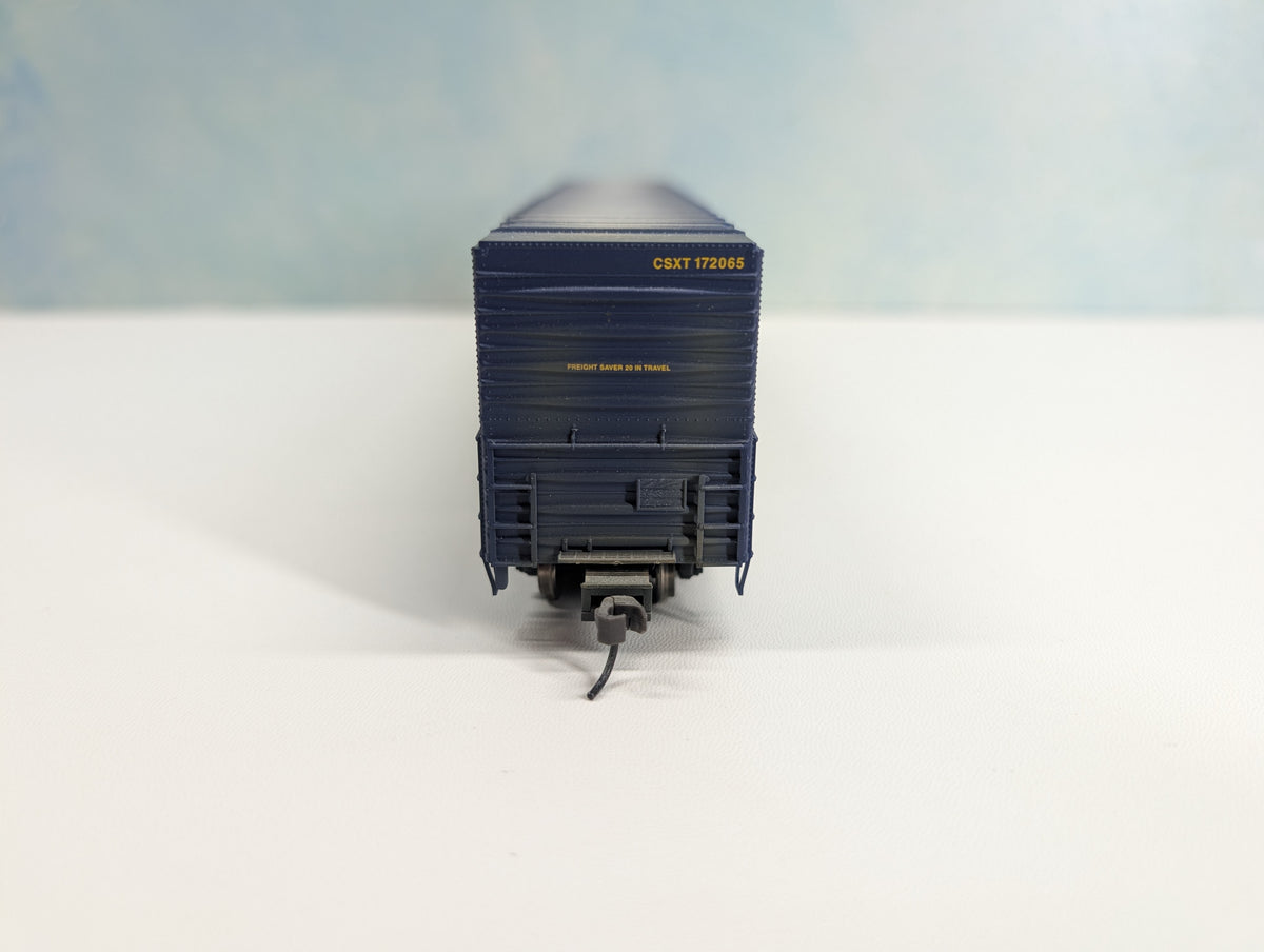 USED Atlas HO Scale 60' Box Car CSX CSXT #172065 Metal Wheels, Weathered