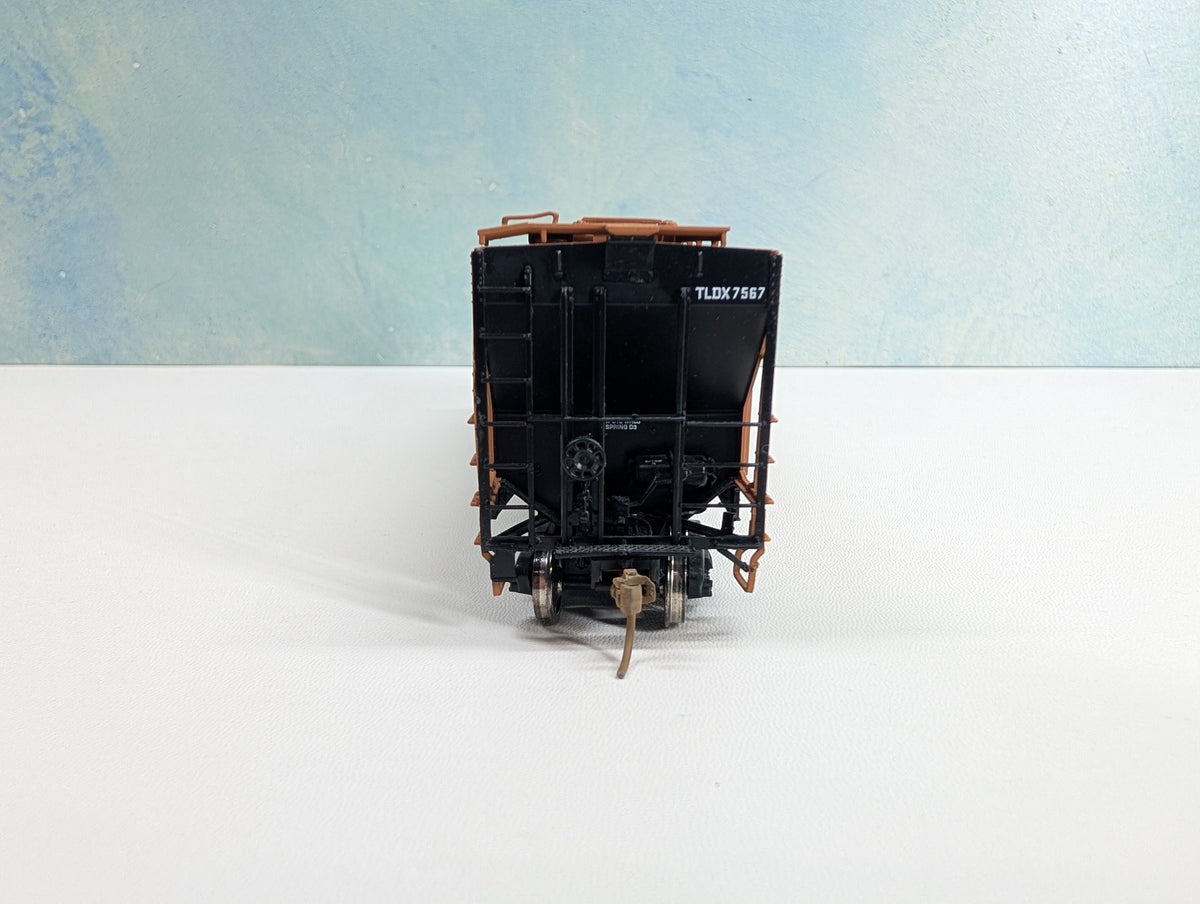 USED Life-Like HO Scale Covered Hopper Cooperative Marketing Association TLDX #7567 Metal Wheels, Proto 2000