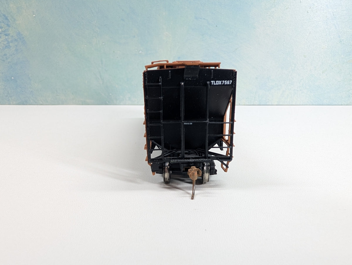 USED Life-Like HO Scale Covered Hopper Cooperative Marketing Association TLDX #7567 Metal Wheels, Proto 2000
