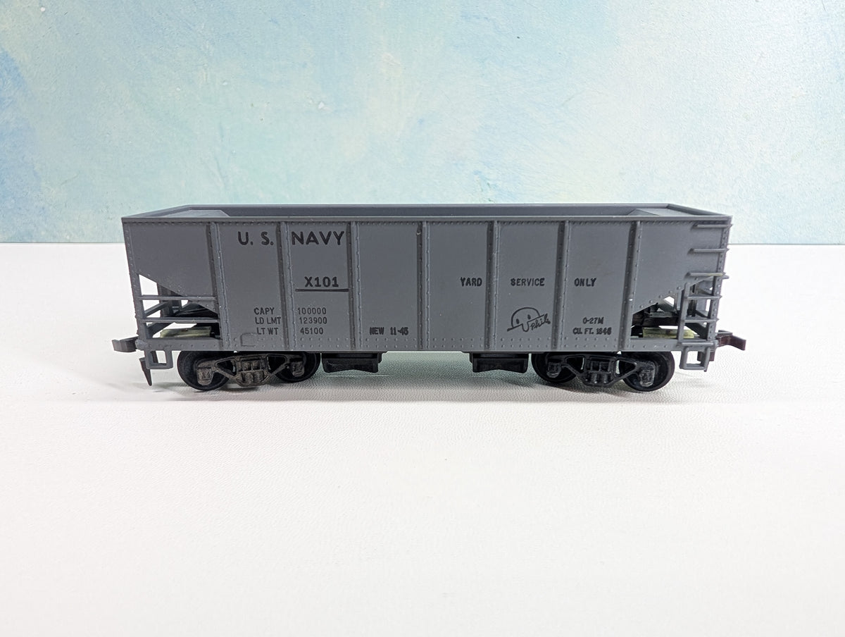 USED Tyco HO Scale Operating Hopper US Navy #X101