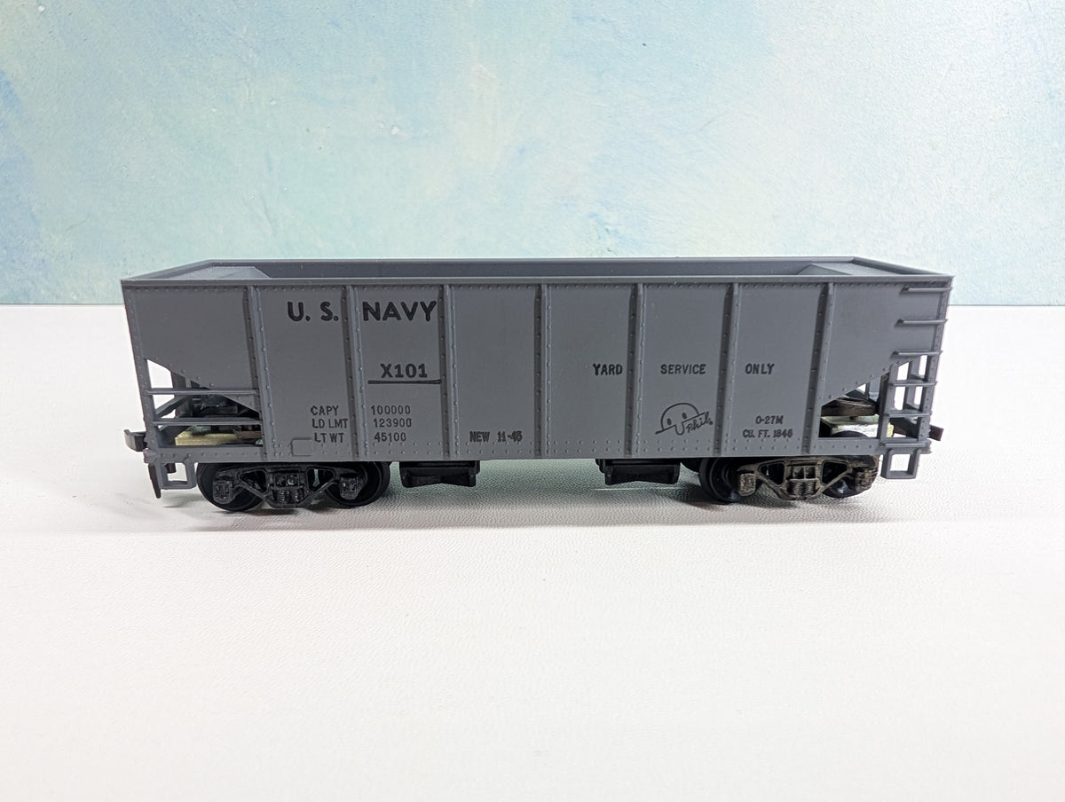 USED Tyco HO Scale Operating Hopper US Navy #X101