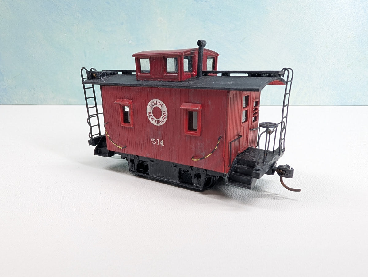 USED HO Scale Bobber Caboose Lehigh and New England #514