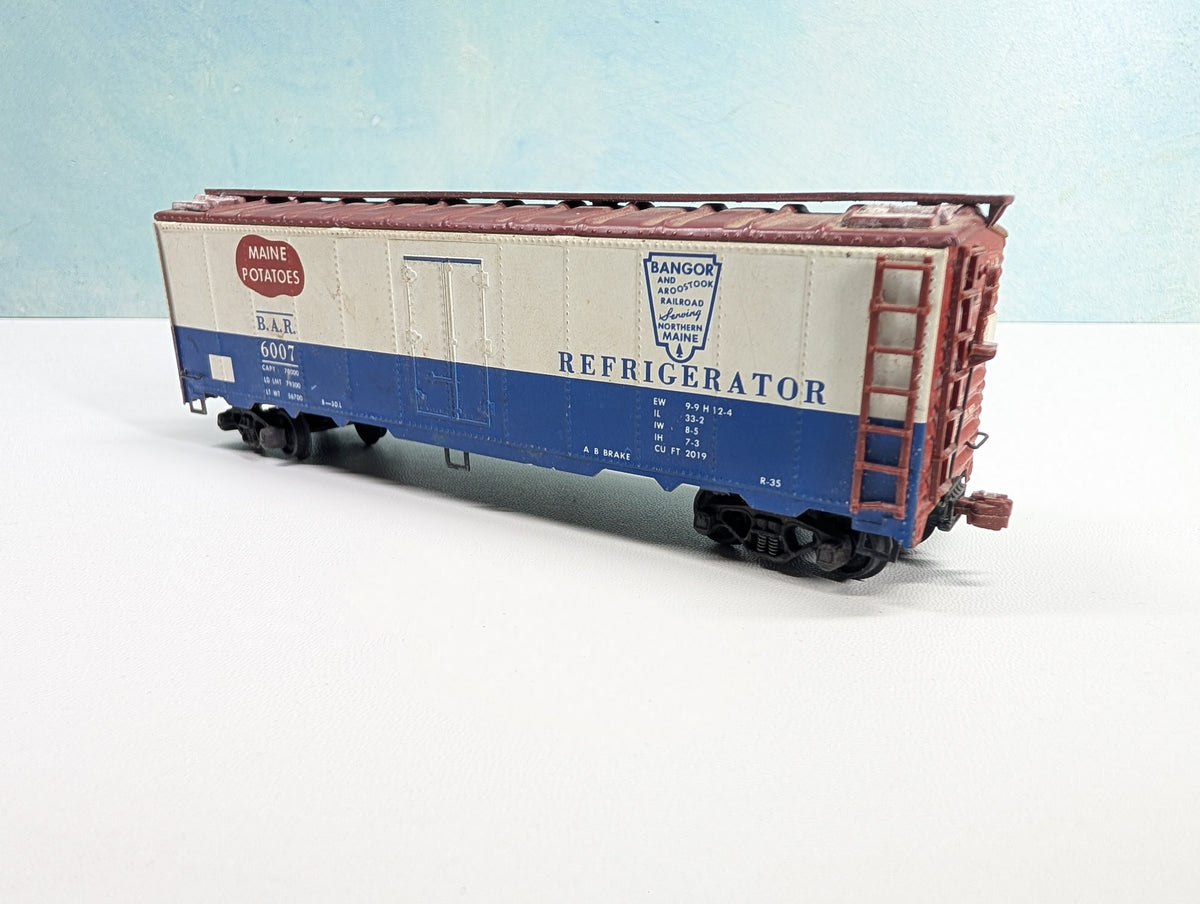 USED Varney HO Scale 40' Box Car Bangor and Aroostook BAR #6007