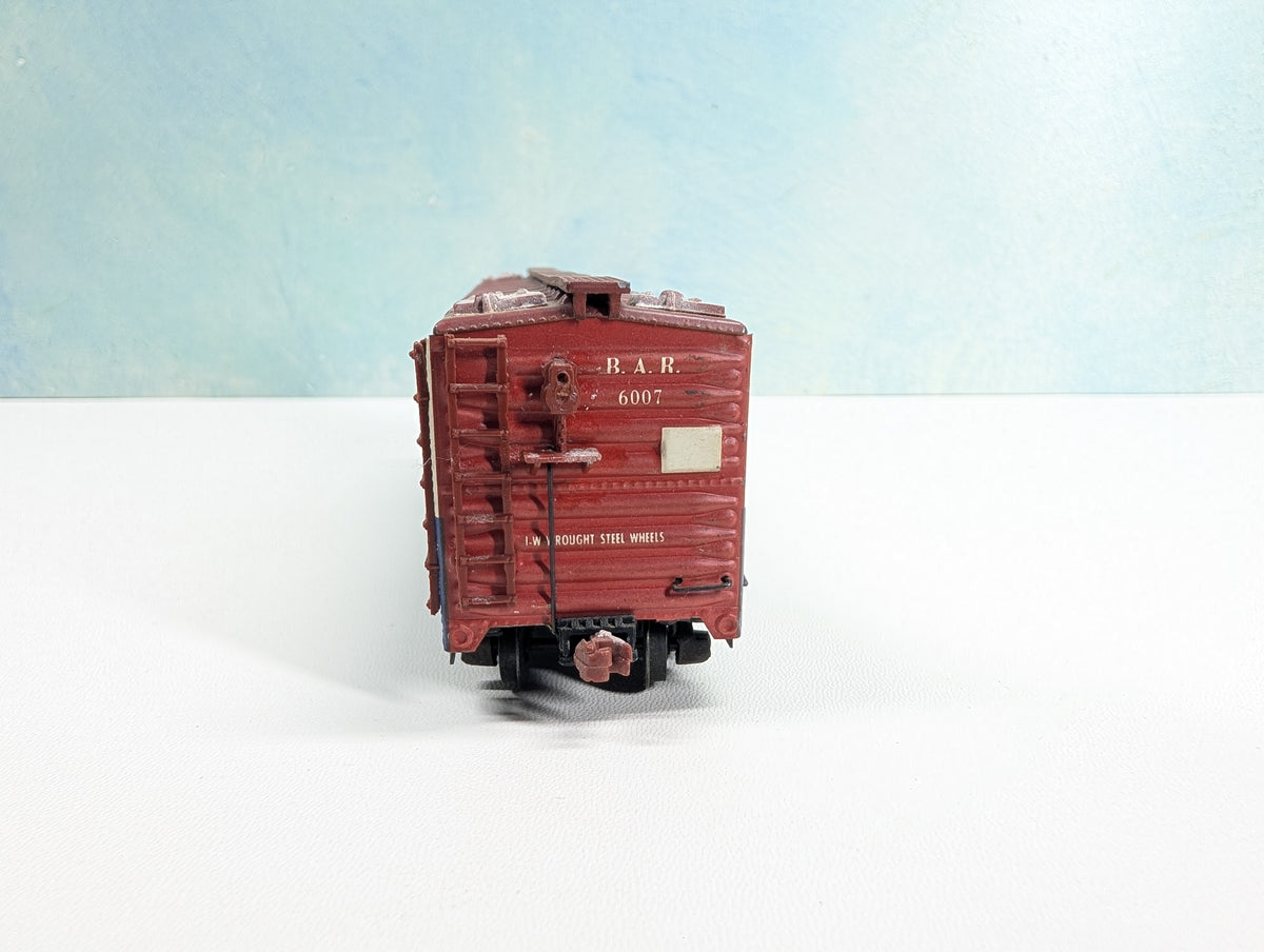 USED Varney HO Scale 40' Box Car Bangor and Aroostook BAR #6007