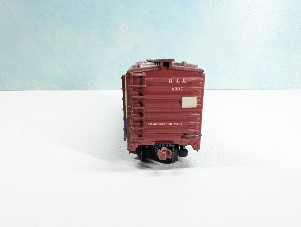 USED Varney HO Scale 40' Box Car Bangor and Aroostook BAR #6007