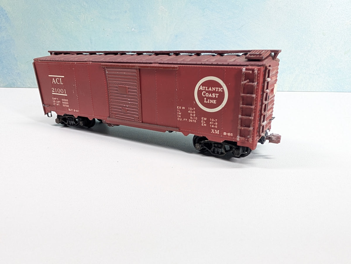 USED Varney HO Scale 40' Box Car Atlantic Coast Line ACL #21001