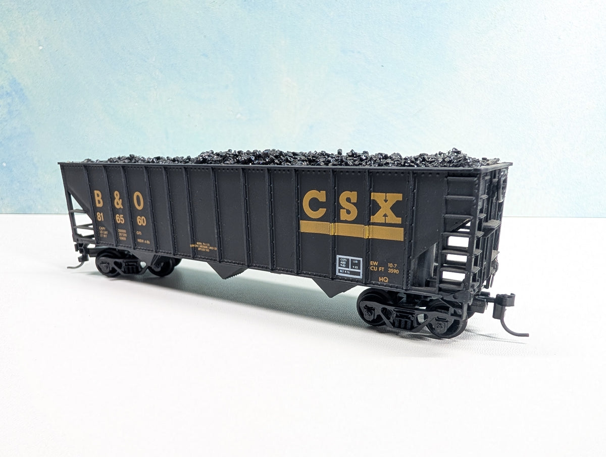 USED HO Scale Coal Hopper w/ Load CSX B&O #816560