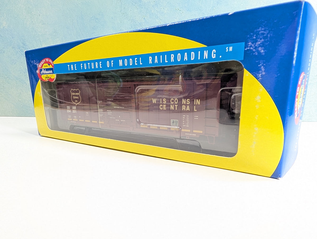 Athearn 7055 HO Scale 50' Railbox Box Car Wisconsin Central SSAM #254201