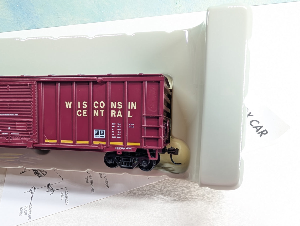 Athearn 7055 HO Scale 50' Railbox Box Car Wisconsin Central SSAM #254201