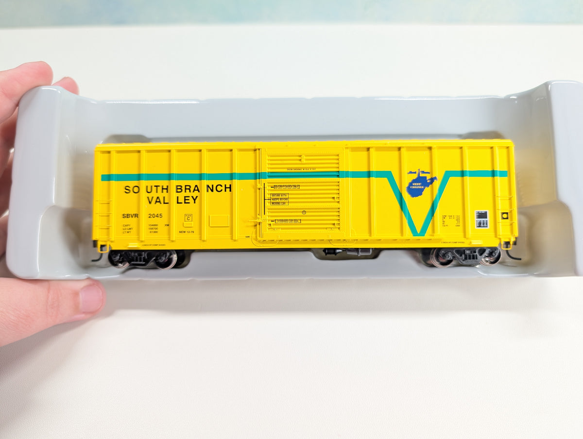 Athearn 71884 HO Scale PS 5344 Box Car South Branch Valley SBVR #2045