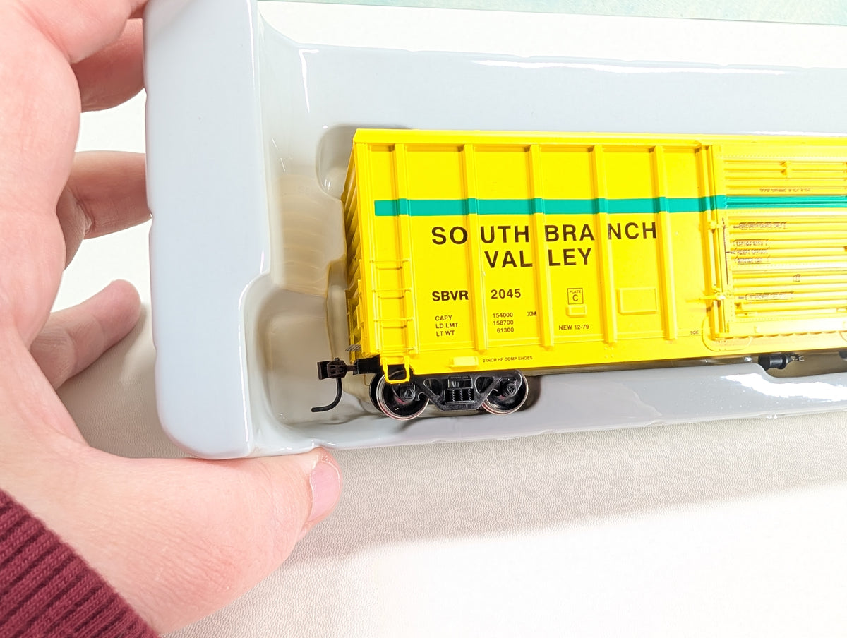 Athearn 71884 HO Scale PS 5344 Box Car South Branch Valley SBVR #2045