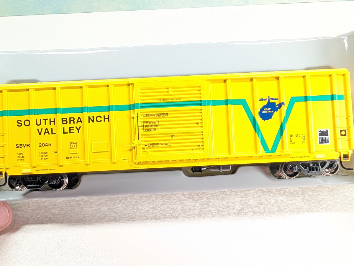 Athearn 71884 HO Scale PS 5344 Box Car South Branch Valley SBVR #2045
