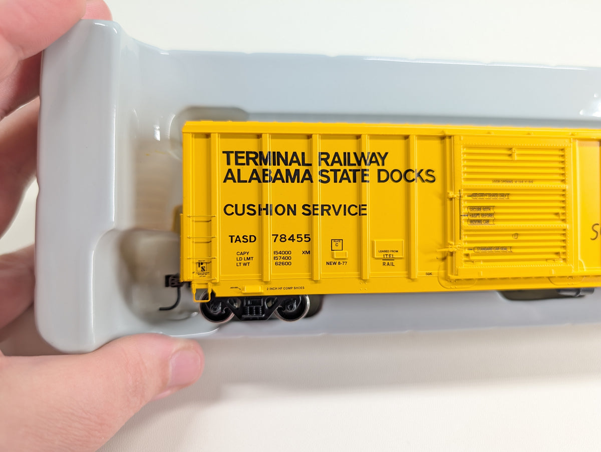 Athearn 71873 HO Scale PS 5344 Box Car Alabama State Docks TASD #78455