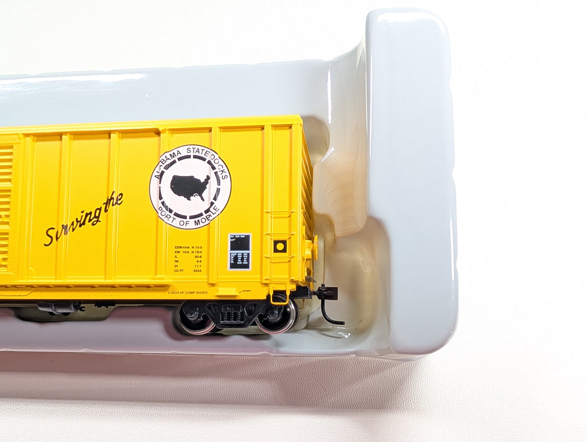 Athearn 71873 HO Scale PS 5344 Box Car Alabama State Docks TASD #78455