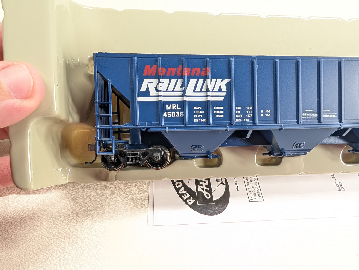 Athearn 72352 HO Scale 54' PS Covered Hopper Montana Rail Link MRL #45035