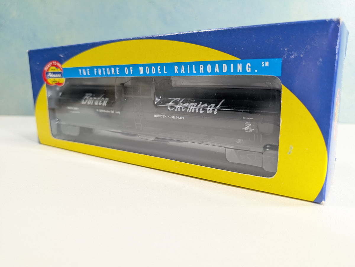 Athearn 7375 HO Scale 62' Tank Car Borden Chemical SHPX #12301