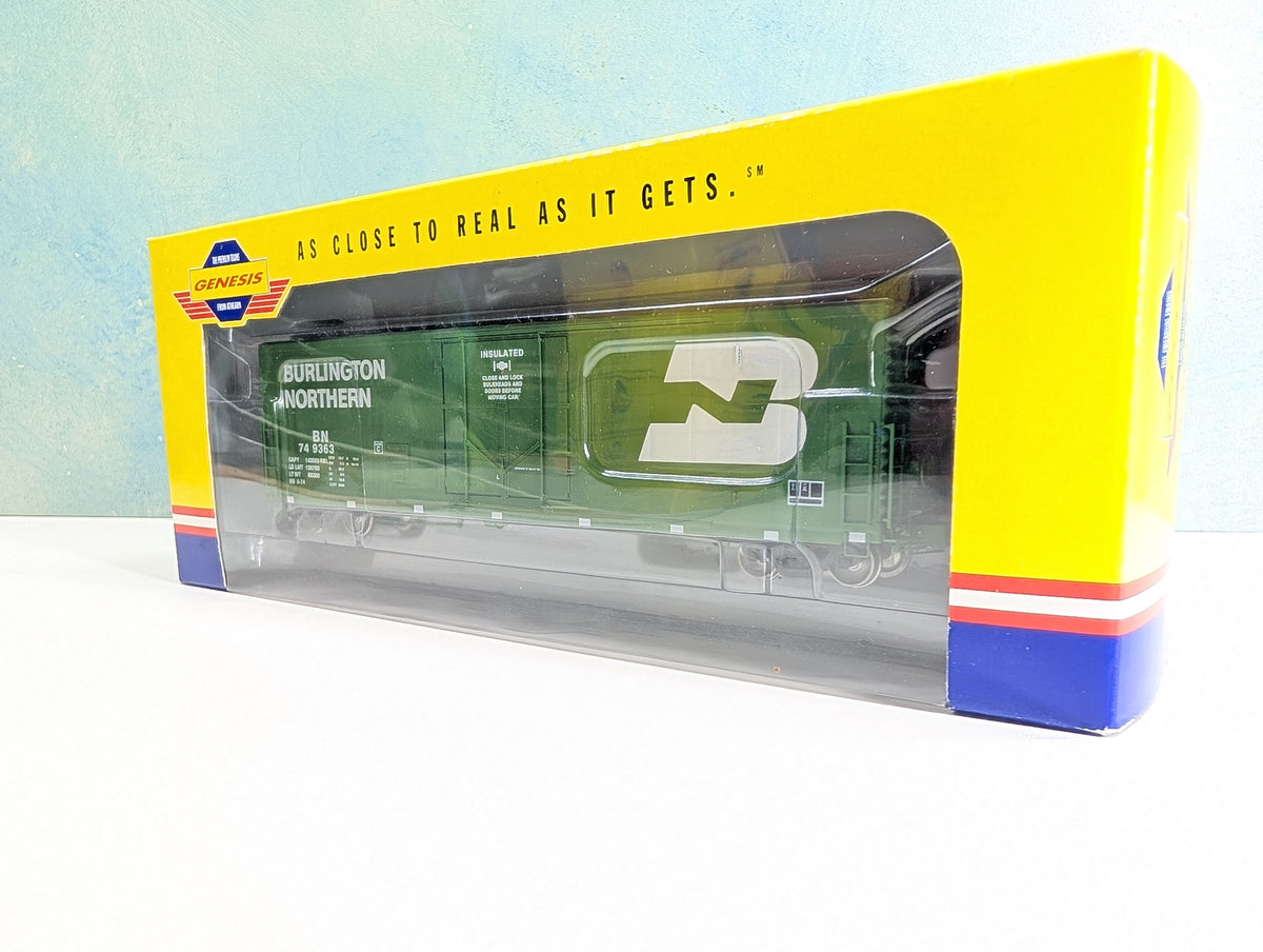 USED Athearn Genesis G4302 HO Scale 50' PC&F Box Car Burlington Northern BN #749363
