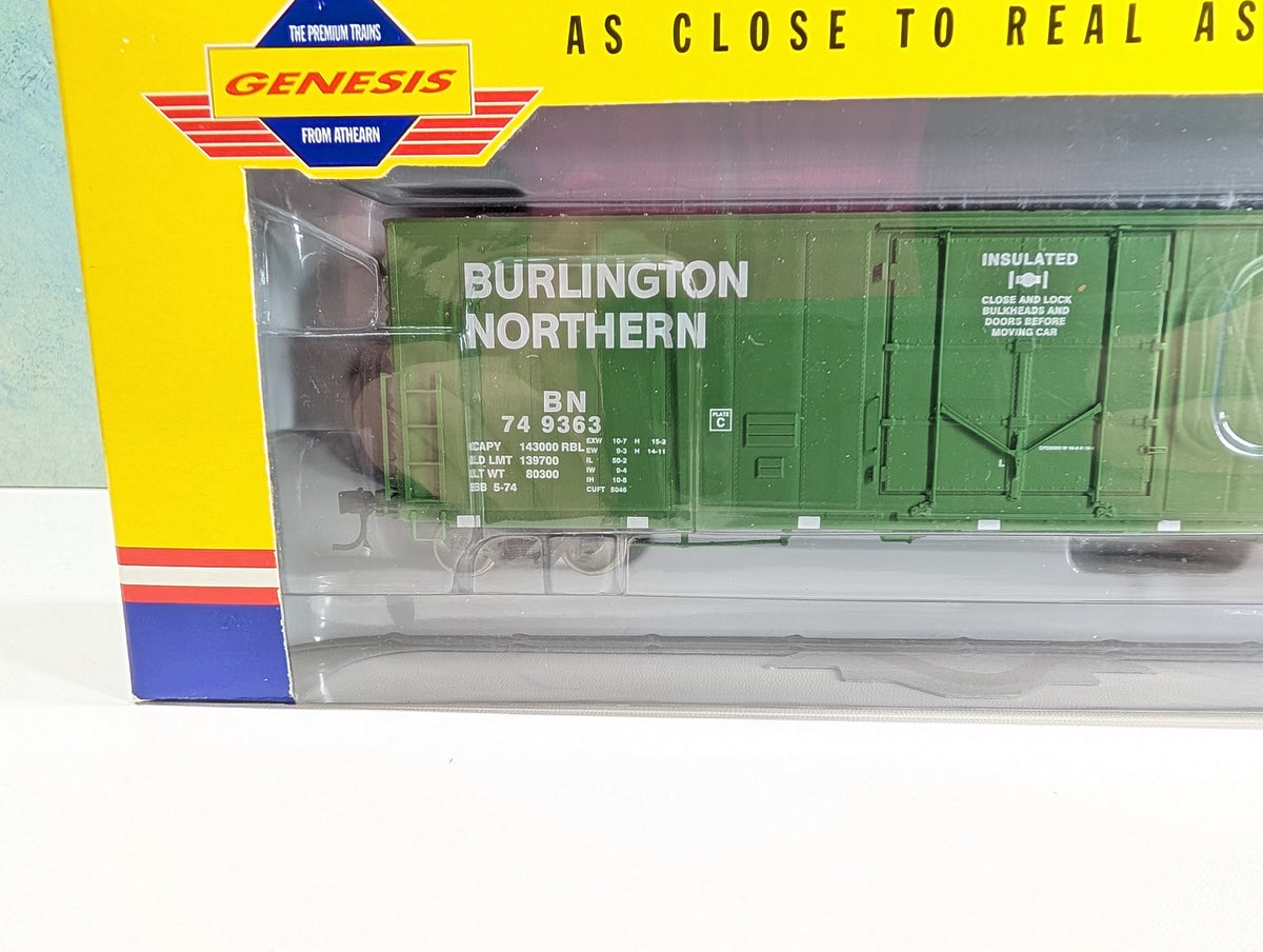USED Athearn Genesis G4302 HO Scale 50' PC&F Box Car Burlington Northern BN #749363