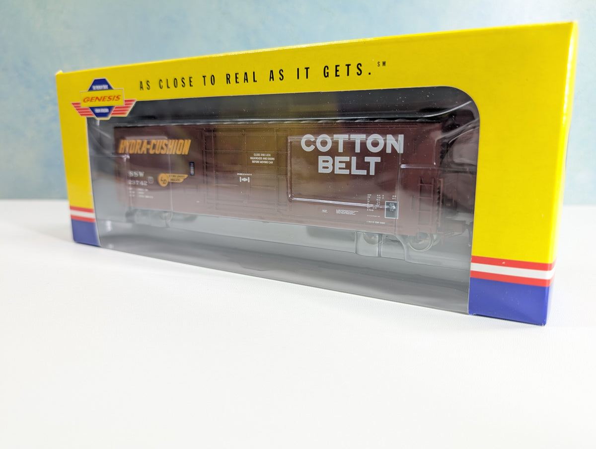USED Athearn Genesis G4383 HO Scale 50' PC&F Box Car Cotton Belt SSW #23742
