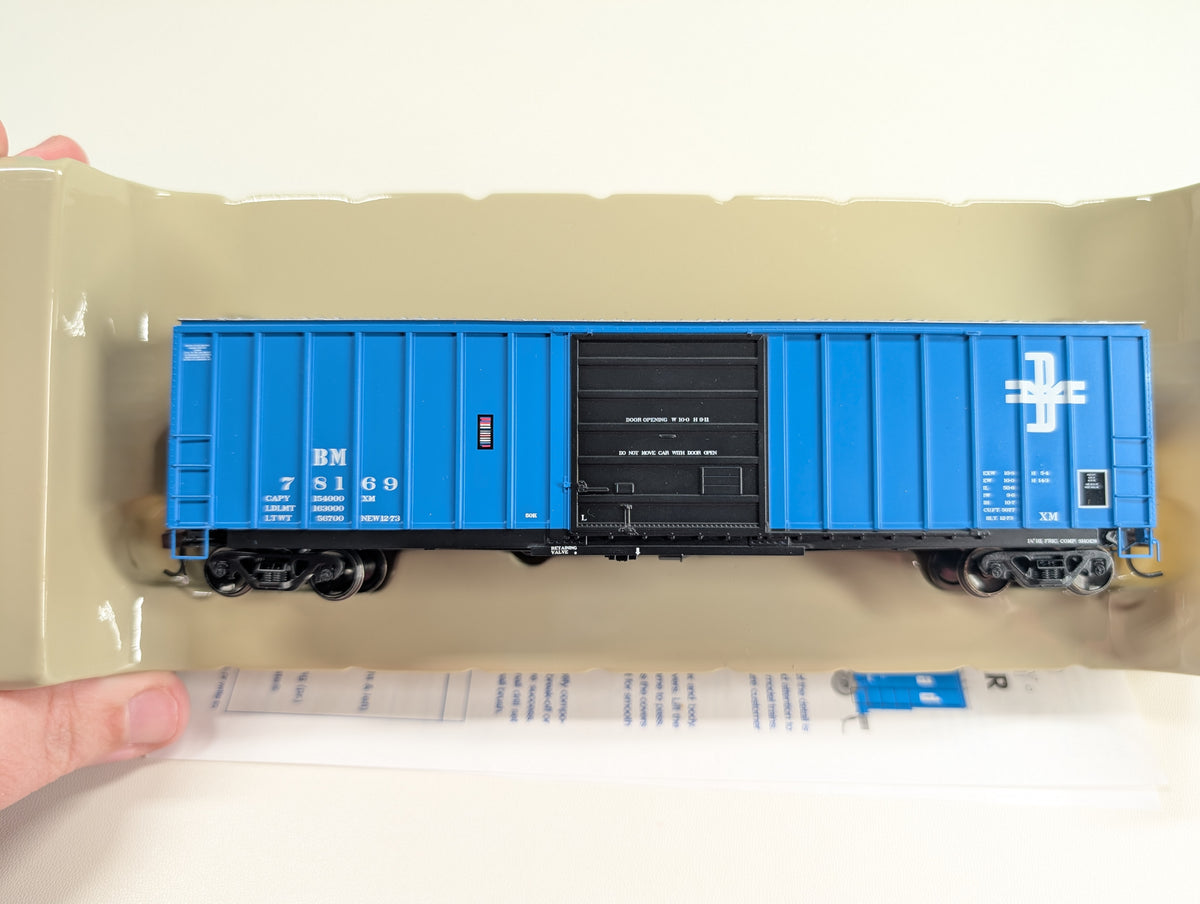 USED Athearn Genesis G4201 HO Scale SIECO 50' Box Car Boston & Maine BM #78169
