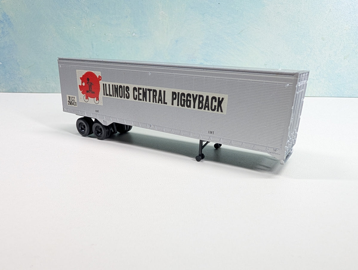 USED Athearn HO Scale 40' Trailer Illinois Central RICZ #290431