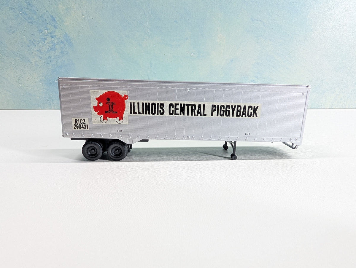 USED Athearn HO Scale 40' Trailer Illinois Central RICZ #290431