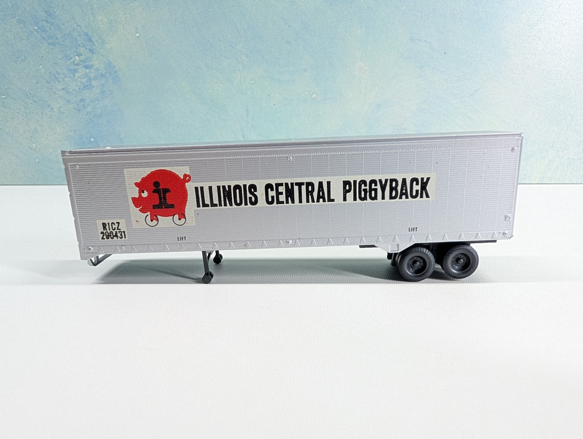 USED Athearn HO Scale 40' Trailer Illinois Central RICZ #290431
