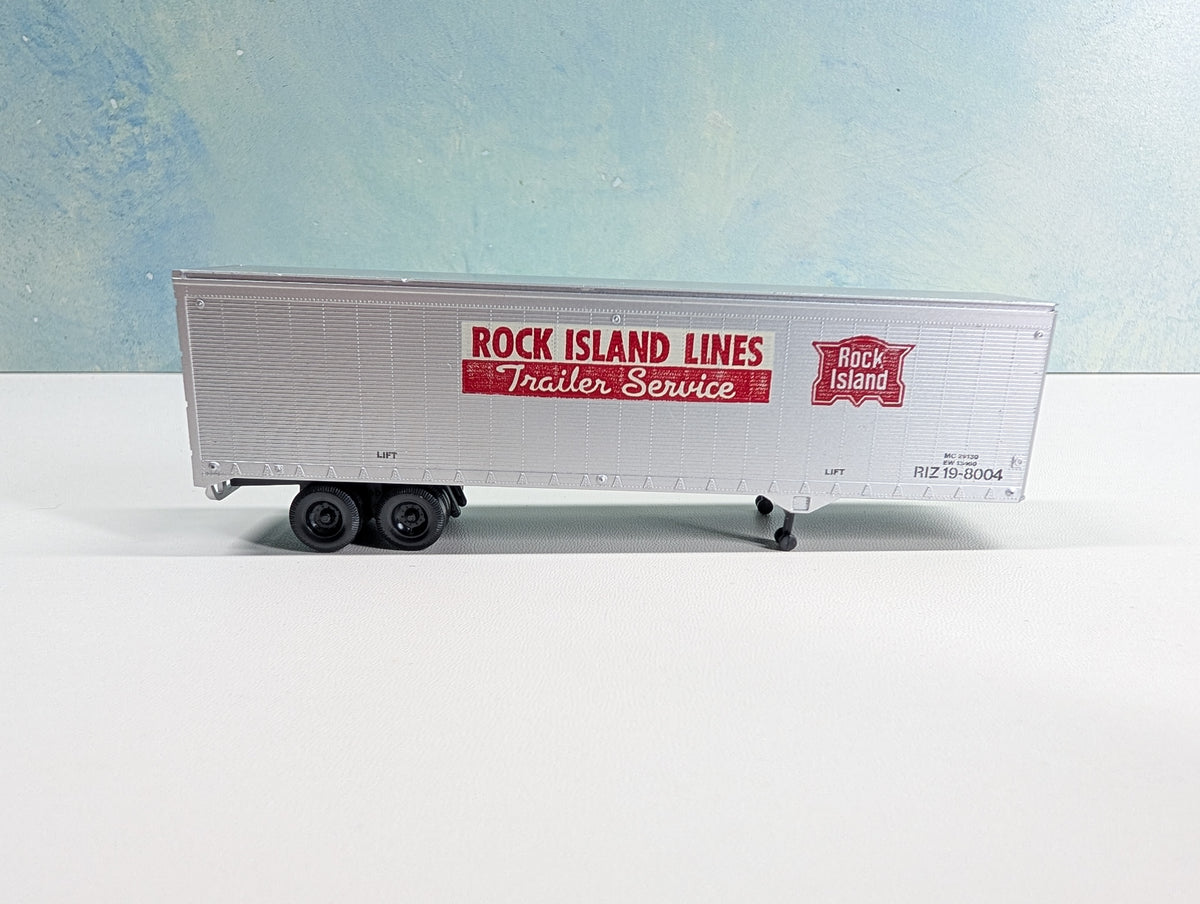 USED Athearn HO Scale 40' Trailer Rock Island Lines RIZ #19-8004