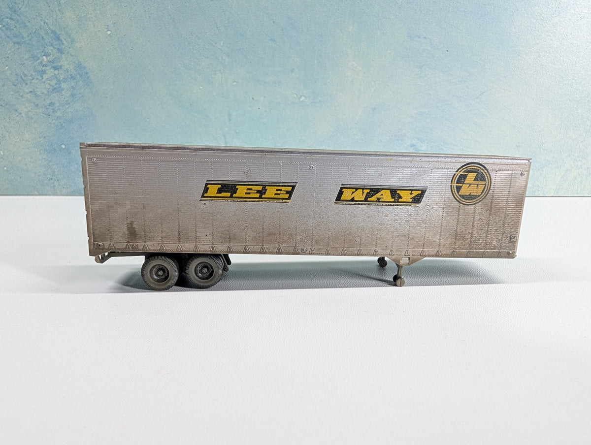 USED Athearn HO Scale 40' Trailer Lee Way #1544 Weathered