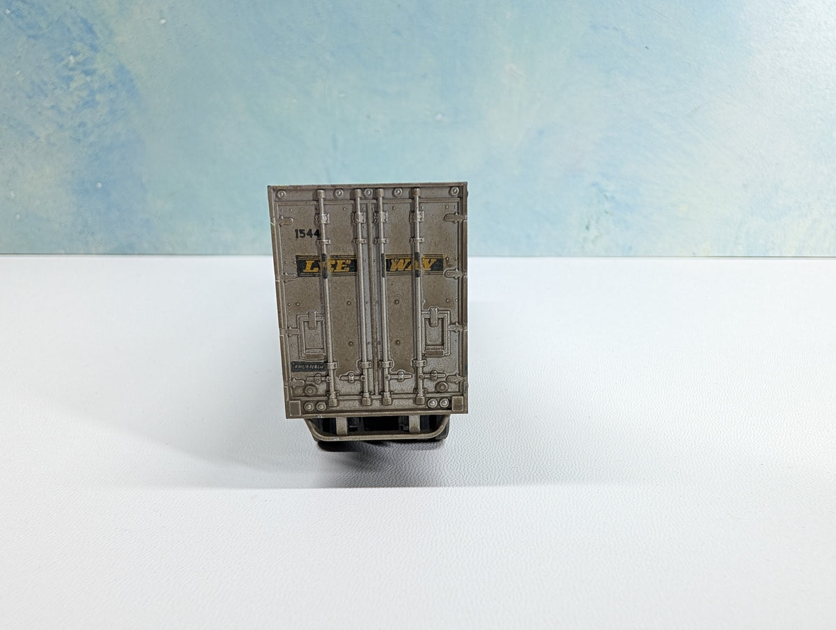 USED Athearn HO Scale 40' Trailer Lee Way #1544 Weathered