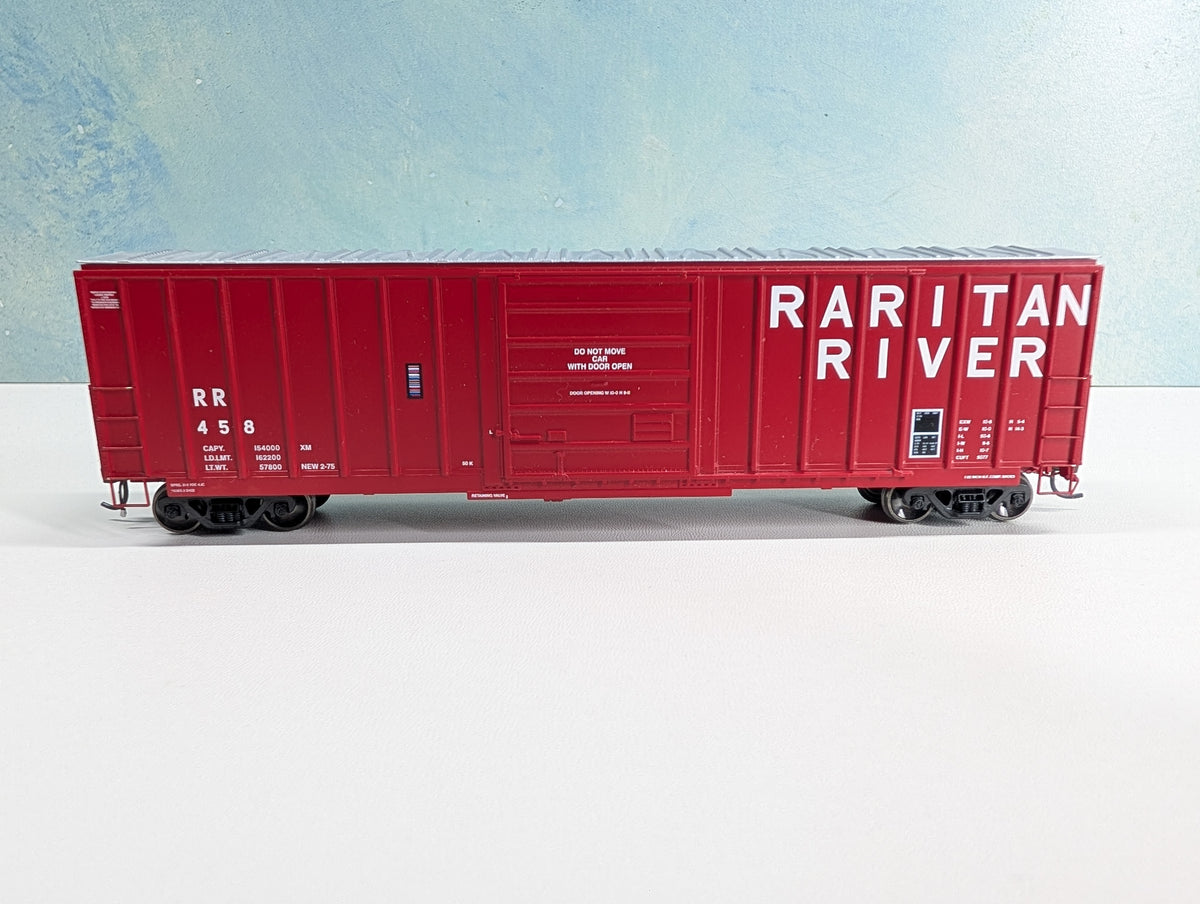 USED Athearn Genesis HO Scale SIECO 50' Box Car Raritan River RR #458