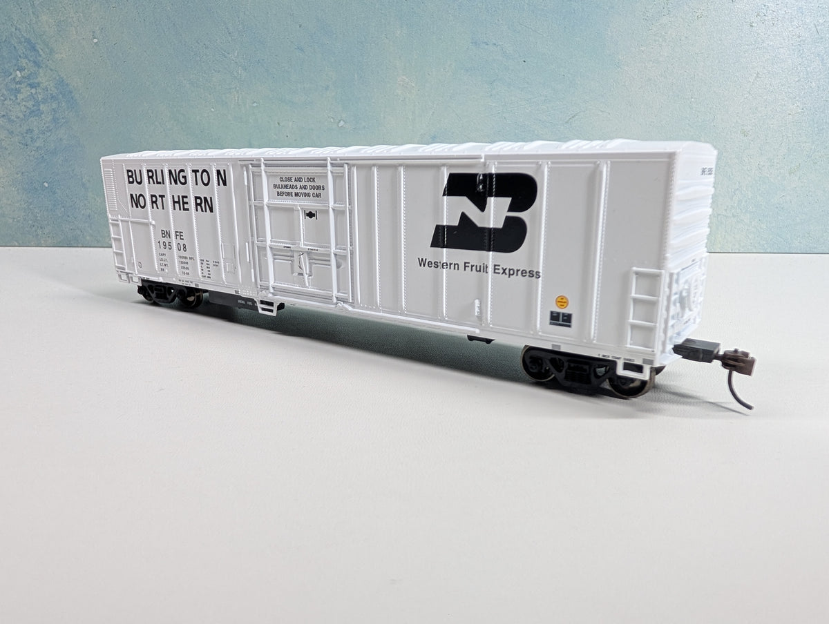 USED Athearn HO Scale 57' Mech Reefer Box Car Burlington Northern BNFE #19508