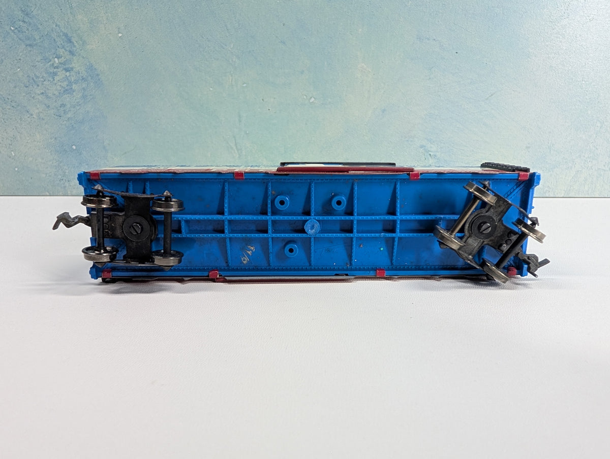 USED Fleischmann HO Scale 40' Box Car, Metal Bangor and Aroostook BAR #1427 S Metal Wheels