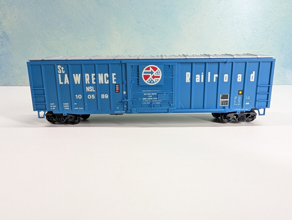 USED Athearn HO Scale 51' Box Car St. Lawrence Railroad NSL #100589 Custom