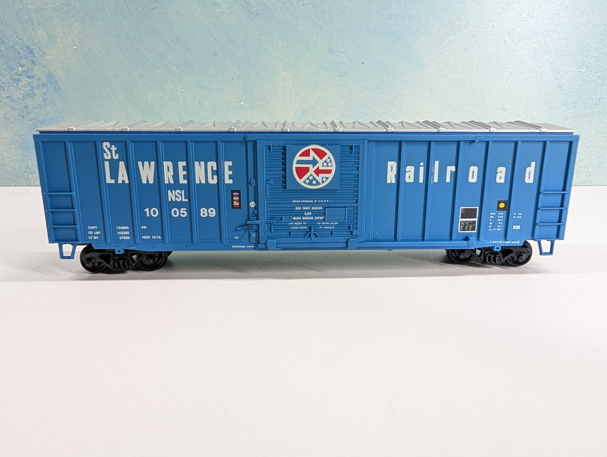 USED Athearn HO Scale 51' Box Car St. Lawrence Railroad NSL #100589 Custom
