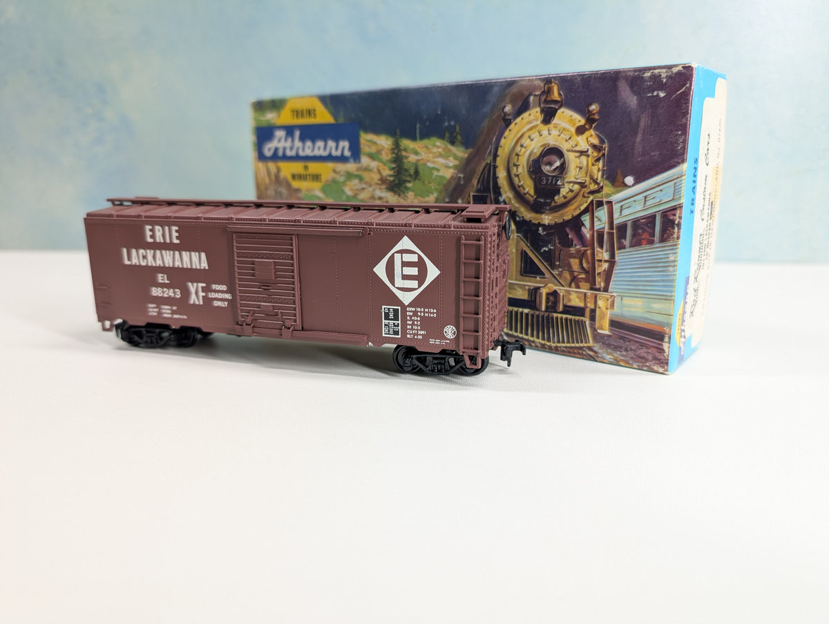 USED Athearn HO Scale 40' Box Car Erie Lackawanna EL #88243 RailRunner Custom