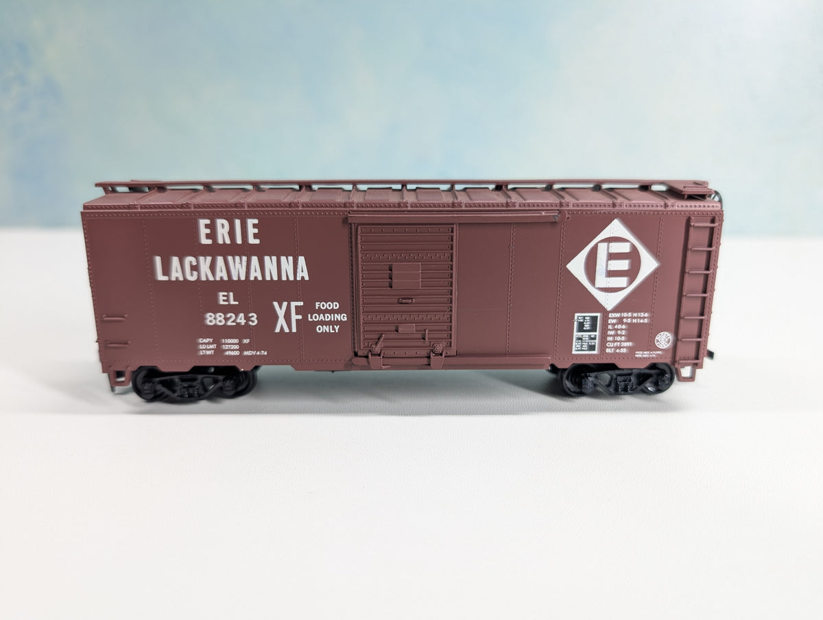 USED Athearn HO Scale 40' Box Car Erie Lackawanna EL #88243 RailRunner Custom
