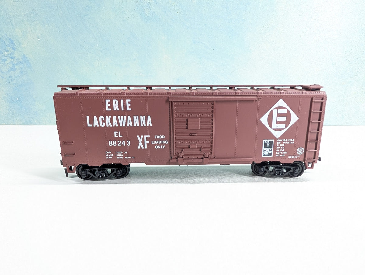 USED Athearn HO Scale 40' Box Car Erie Lackawanna EL #88243 RailRunner Custom