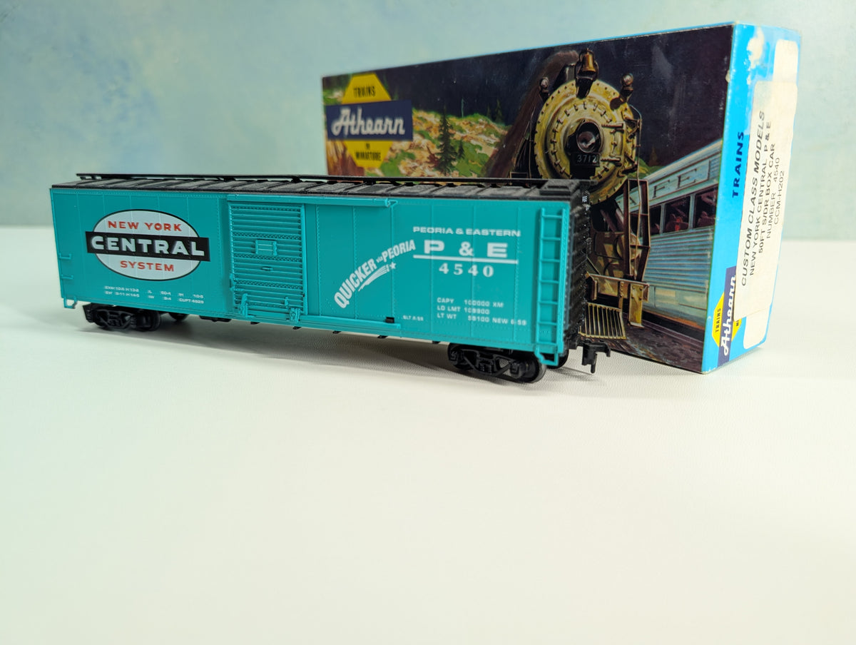 USED Athearn HO Scale 50' Box Car New York Central P&E #4540 Custom Class Models