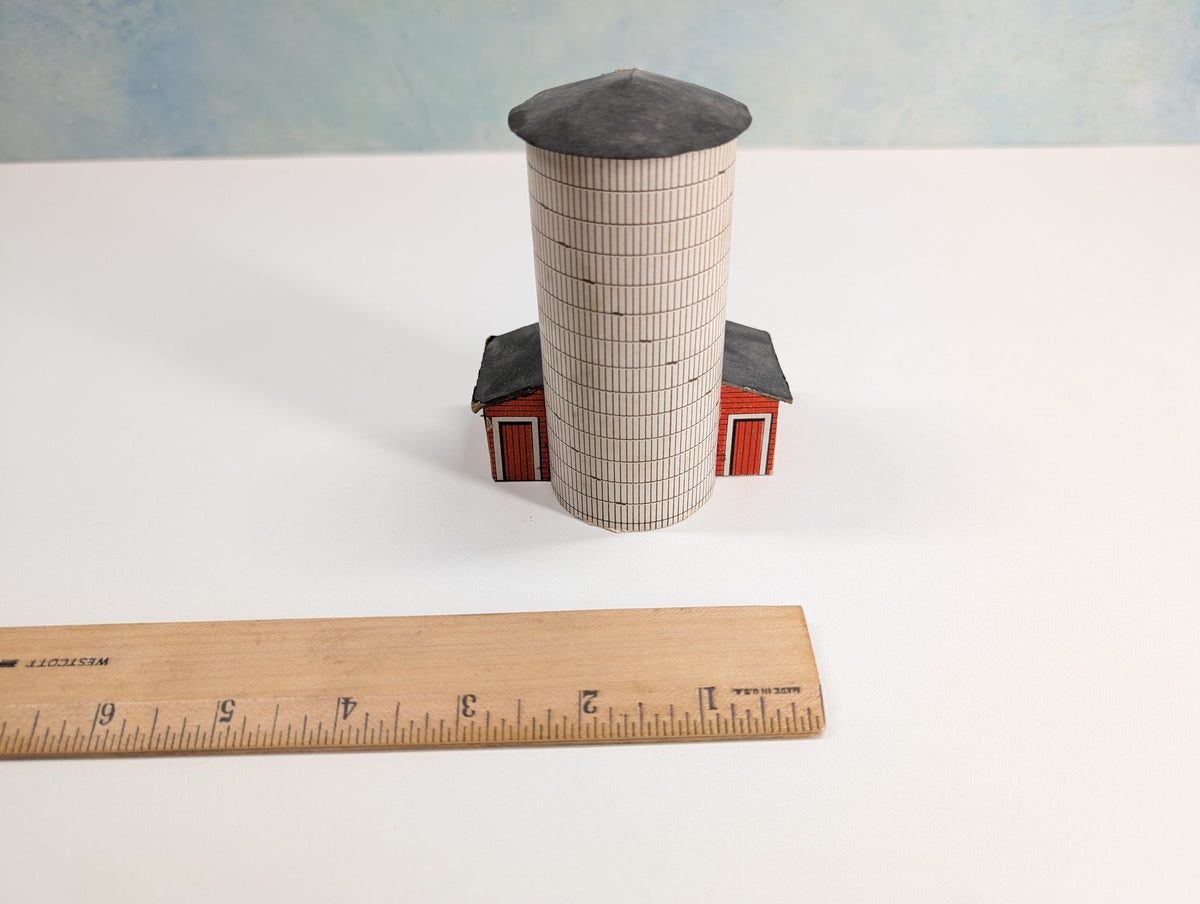 USED HO Scale Grain Silo (Cardstock)