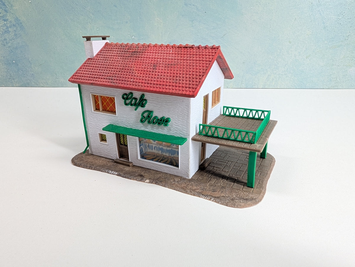USED HO Scale Cafe Rose, Restaurant
