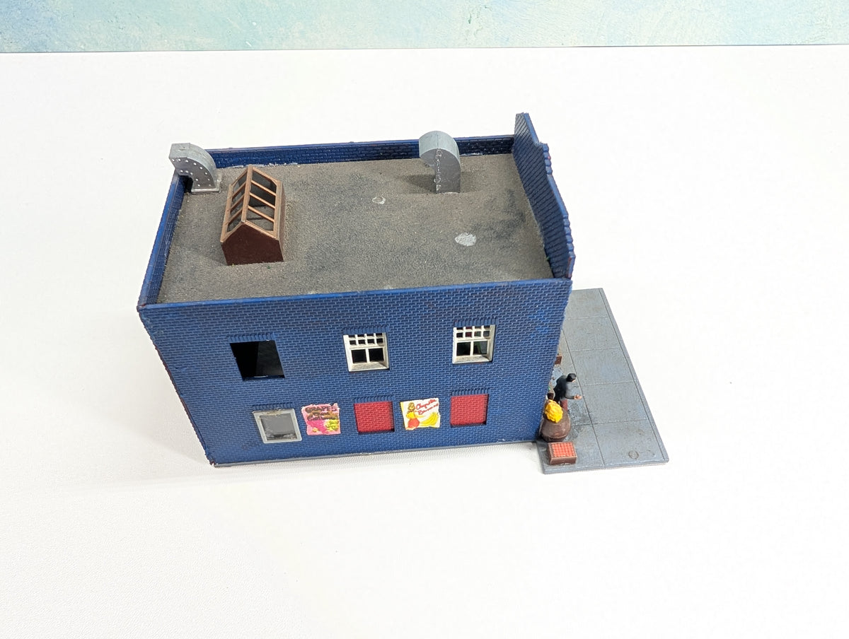 USED Tyco HO Scale Dentist Office and Joe's Fruits & Vegetables