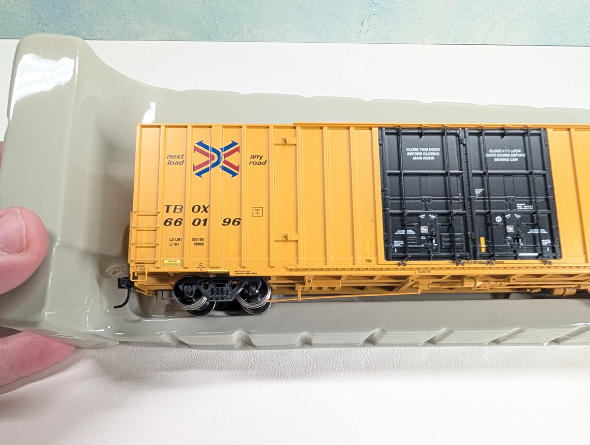 Athearn Genesis G4124 HO Scale 60' Gunderson Box Car TTX TBOX #660196