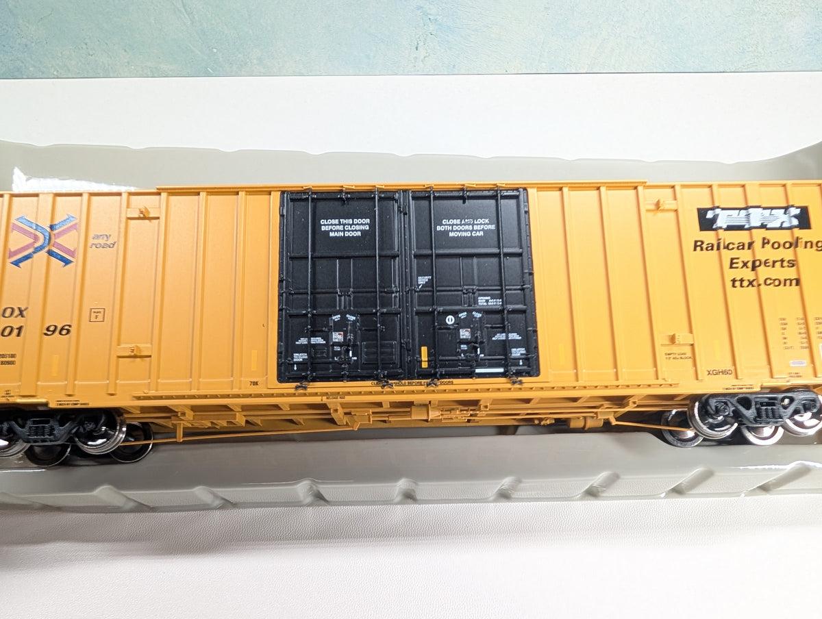 Athearn Genesis G4124 HO Scale 60' Gunderson Box Car TTX TBOX #660196
