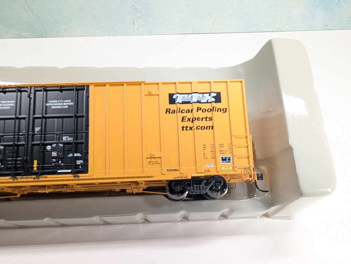 Athearn Genesis G4124 HO Scale 60' Gunderson Box Car TTX TBOX #660196